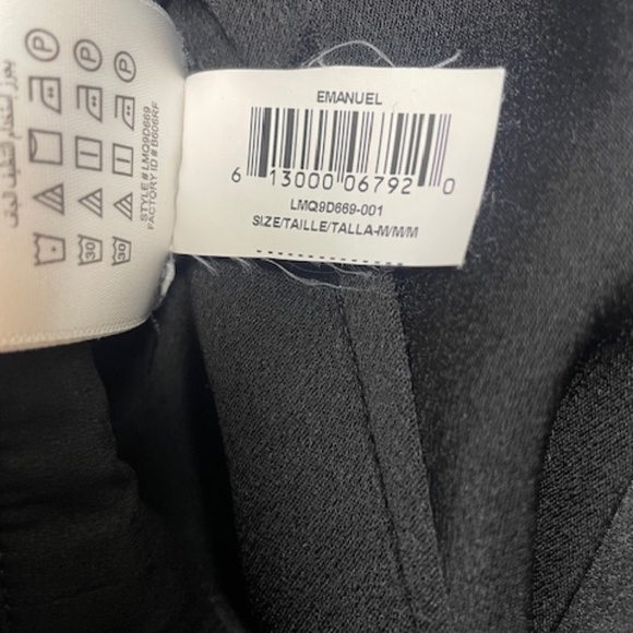 EUC BCBGMAXAZRIA BLACK EMANUEL CUTOUT JUMPSUIT PANTSUIT - Picture 8 of 14